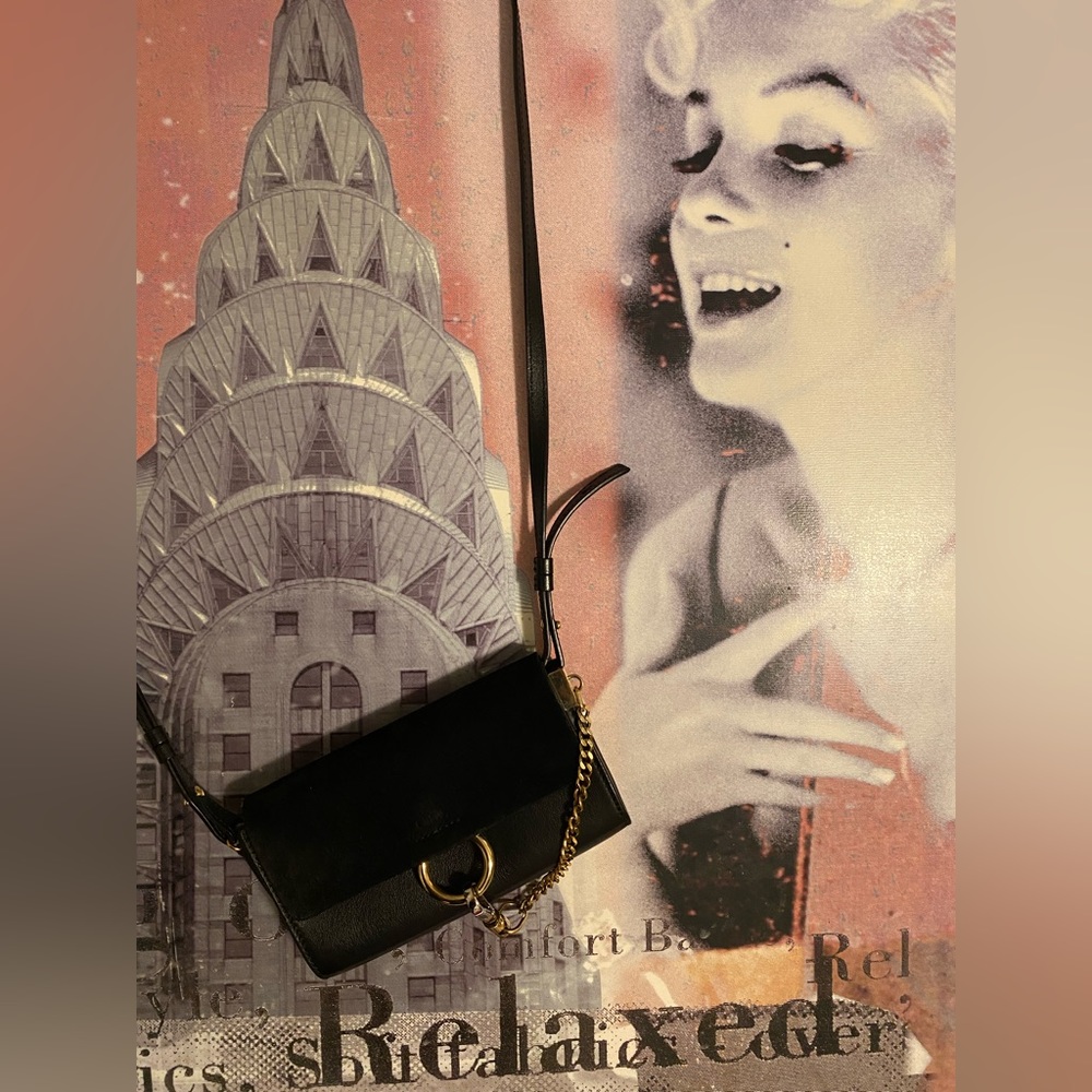 Chloe Faye wallet on strap
